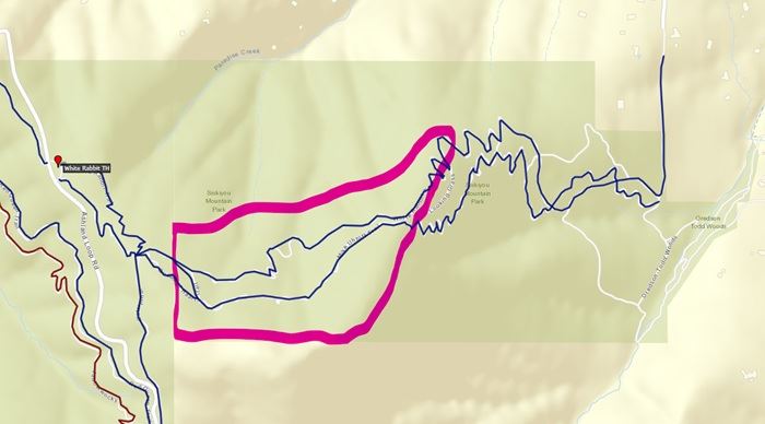 Map of Siskiyou Mountain Park