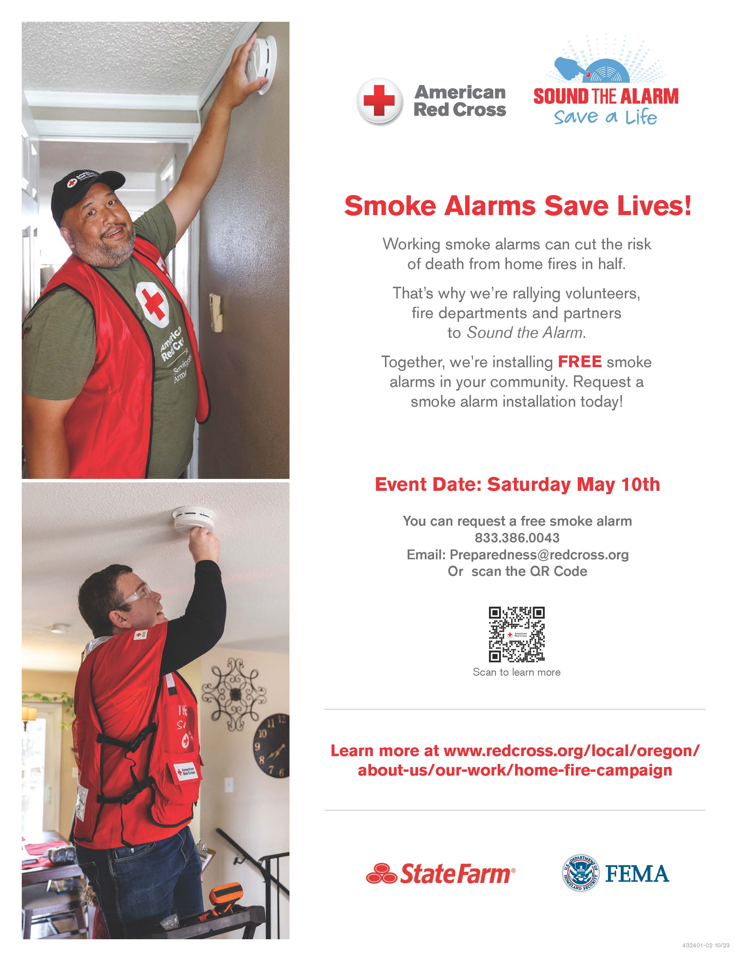 sound the alarm flyer