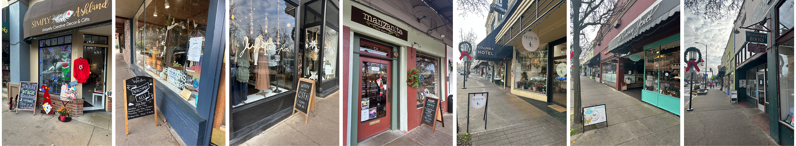 Participating businesses in the Portable Signs Program 