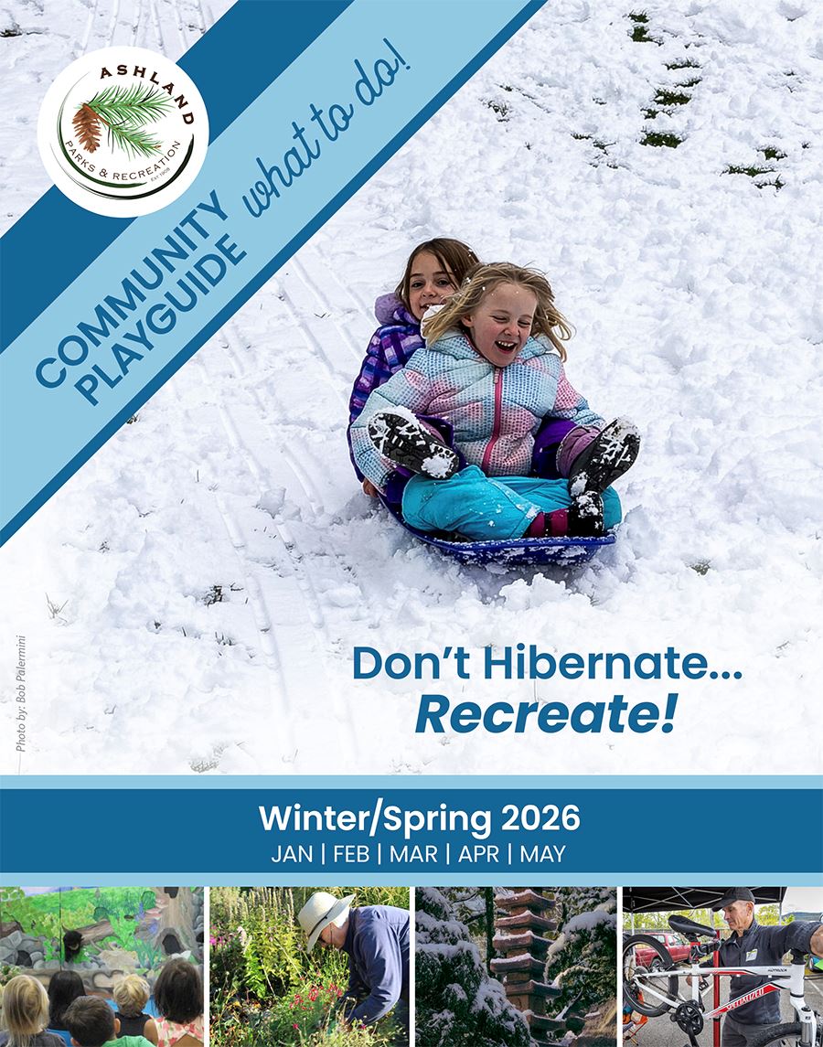 WinterSpring PlayGuide 2026 Cover, Don't Hibernate...Recreate!